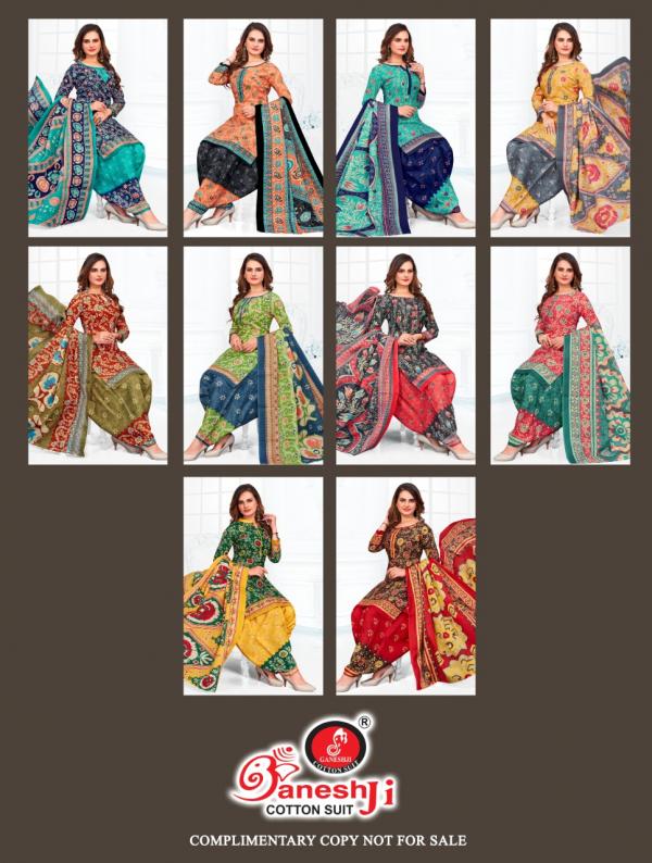 Ganeshji Batik Patiyala Vol-1 - Readymade Suits Collection